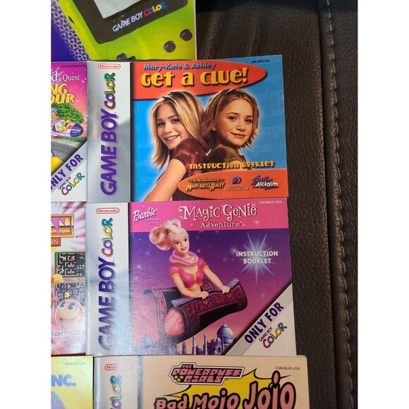 Gameboy Color Manual Only Lot - Harry Potter, Monsters Inc, Power Puff Girls - Picture 3 of 5